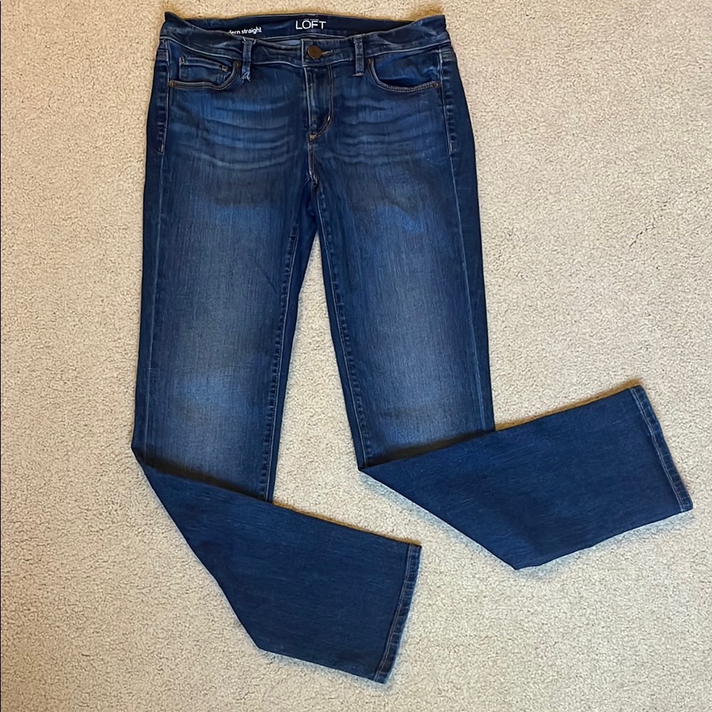 LOFT Modern Straight 27/4 Women's Blue Jeans